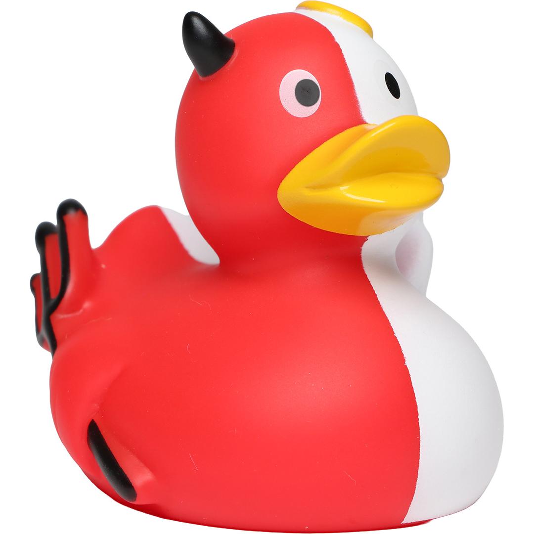 M131019 Multicoloured - Squeaky Duck angel/devil - mbw